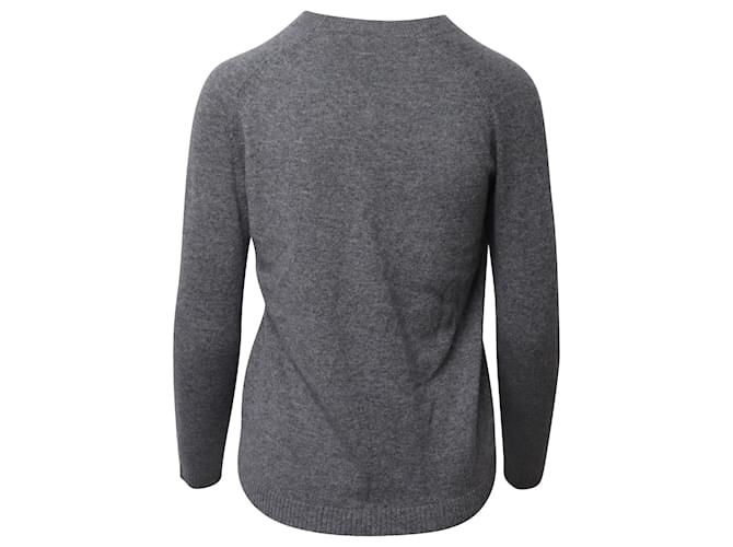 Bella Freud Cool Chic Pullover aus grauem Kaschmir - Ansicht 3