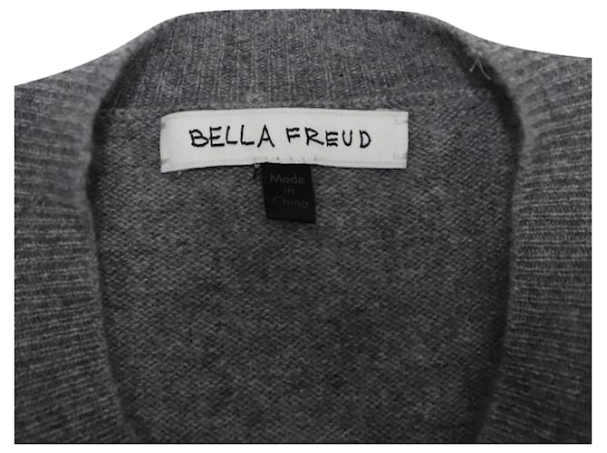 Bella Freud Cool Chic Pullover aus grauem Kaschmir - Ansicht 7