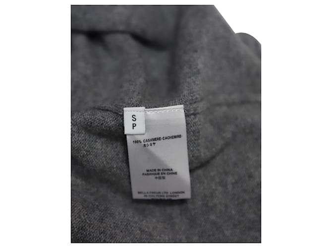 Bella Freud Cool Chic Pullover aus grauem Kaschmir - Ansicht 8