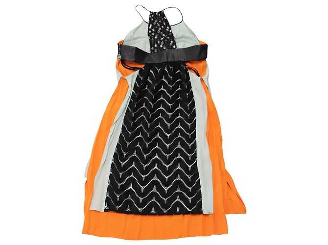 Diane Von Furstenberg Halterkleid aus mehrfarbigem Polyester Python drucken - Ansicht 2