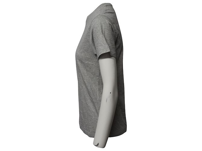 Camiseta Bella Freud I Shock Myself de algodón gris - vista 3