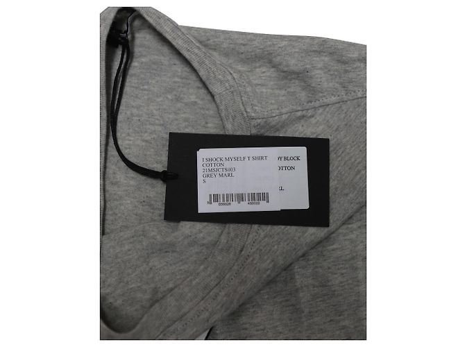 Camiseta Bella Freud I Shock Myself de algodón gris - vista 7