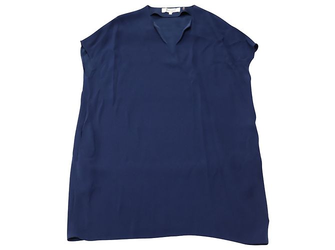Vestido túnica Kora de acetato azul de Diane von Furstenberg - vista 2