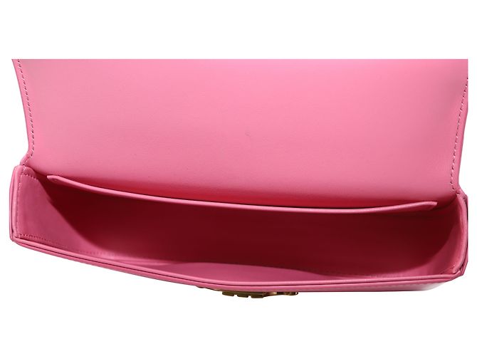 Céline Celine Borsa A Tracolla Catena Triomphe in Pelle di vitello Rosa Pelle - vista 6