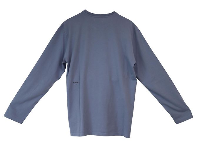 Autre Marque Felpa Pangaia in Cotone Azzurro Blu - vista 2