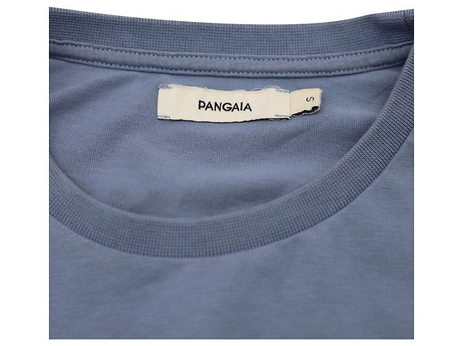 Autre Marque Felpa Pangaia in Cotone Azzurro Blu - vista 3