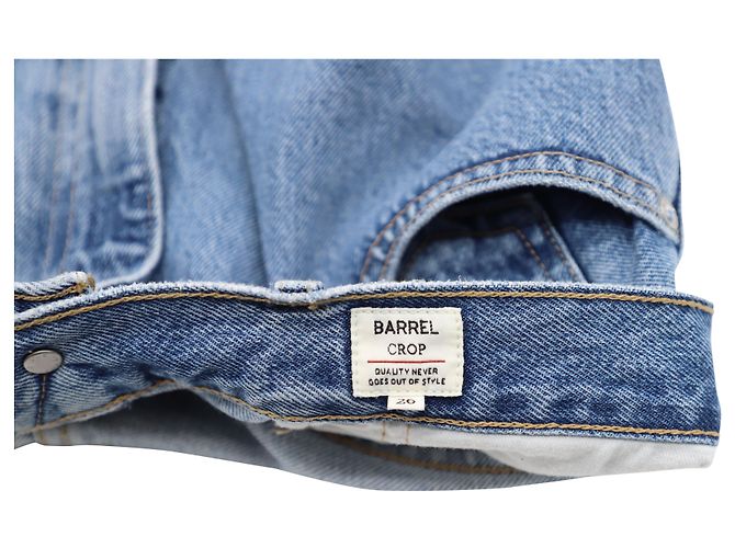 Autre Marque Levi's Barrel Cropped Jeans en Denim de algodón azul - vista 4