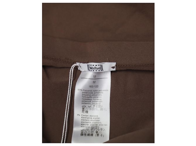 Vestido Wolford Fatal de poliamida marrón - vista 7