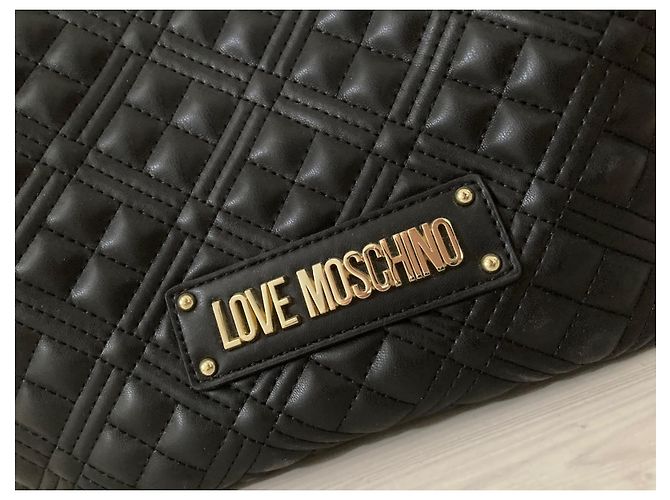 Borsa a mano Love Moschino nera trapuntata Nero - vista 2