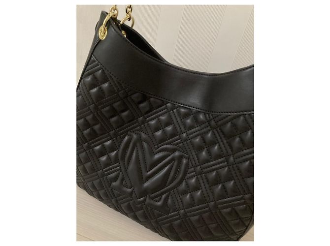 Borsa a mano Love Moschino nera trapuntata Nero - vista 4