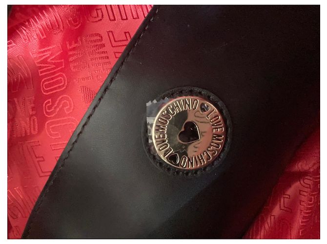 Borsa a mano Love Moschino nera trapuntata Nero - vista 8