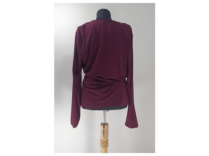 Ralph Lauren Top Burdeos Rojo Oscuro - vista 3
