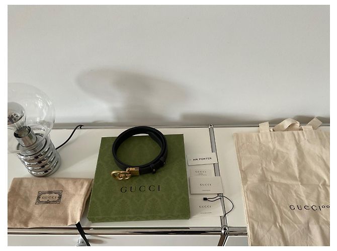 Gucci Wendegürtel Braun Schwarz - vista 2
