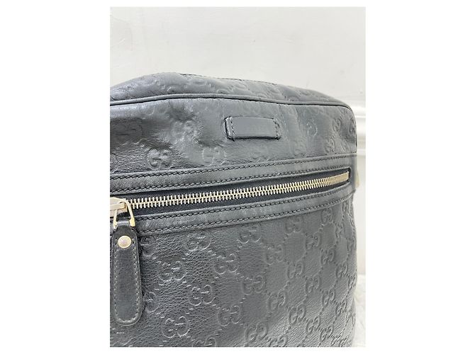 Gucci Borsa messenger unisex in pelle Nero - vista 7