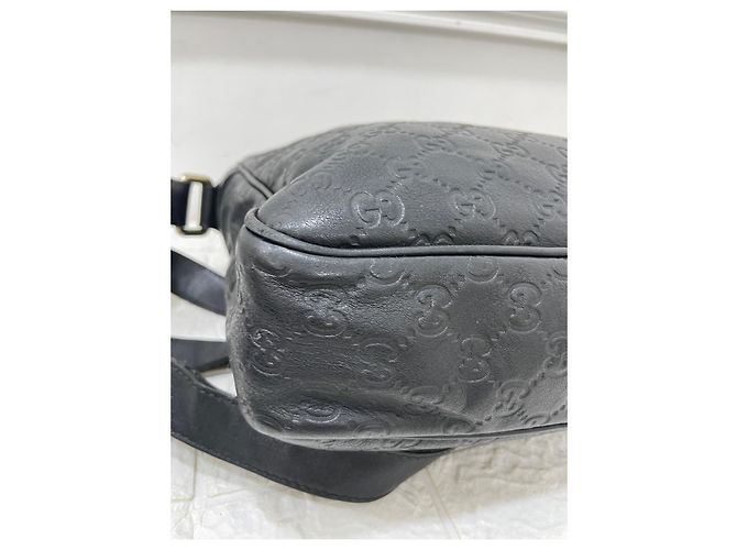 Gucci Borsa messenger unisex in pelle Nero - vista 8