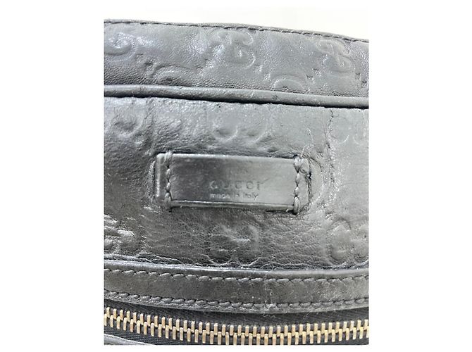 Gucci Borsa messenger unisex in pelle Nero - vista 9