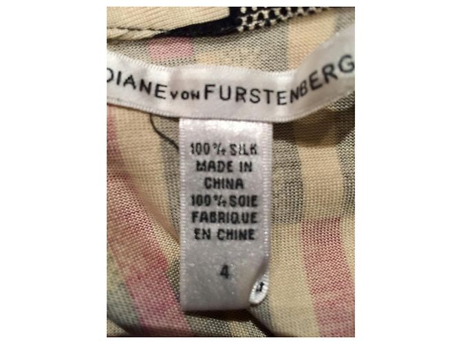 Diane Von Furstenberg DvF Aggie Seidenjersey Kleid Mehrfarben - Ansicht 5