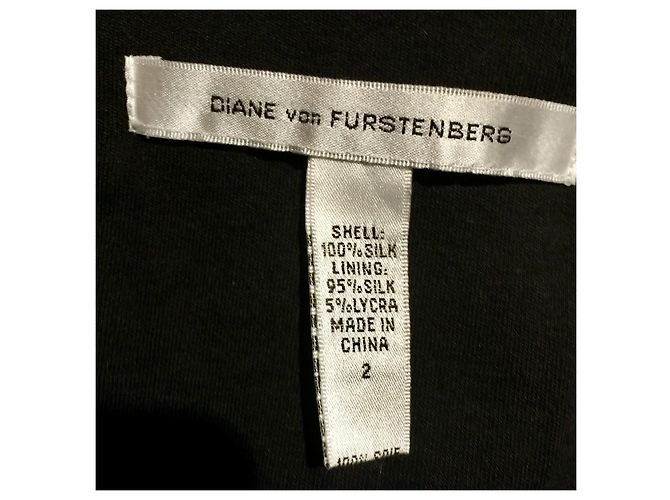 Diane Von Furstenberg vestido corsé de seda sin tirantes de DvF Negro Gris - vista 3