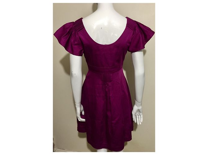 Diane Von Furstenberg DvF atemberaubendes Kleid in Lila/Fuchsia Fuschia - Ansicht 4