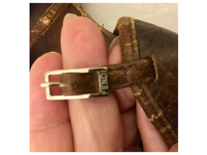 Sandali Fendi in rete metallica - vintage Argento D'oro - vista 6