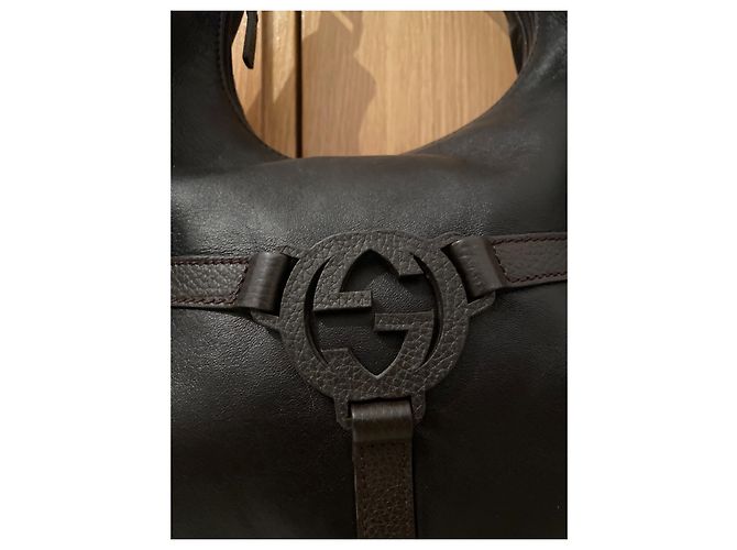 Borsa Kidney Gucci in pelle nera Nero - vista 4