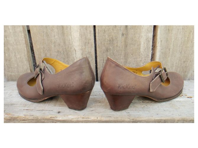Autre Marque tiralatte Kickers p 39 Marrone chiaro - vista 4
