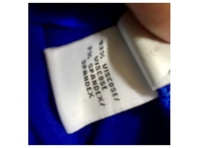 Diane Von Furstenberg DvF New Julian Two Mini-Wickelkleid Blau - Ansicht 7