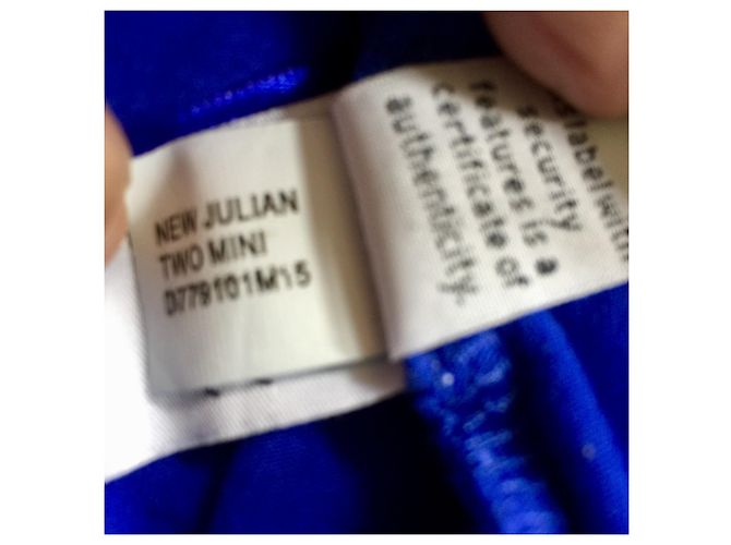 Diane Von Furstenberg DvF New Julian Two Mini-Wickelkleid Blau - Ansicht 8