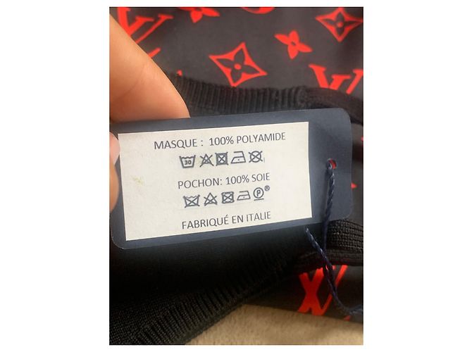 Louis Vuitton Maske Schwarz Polyamid - Ansicht 4