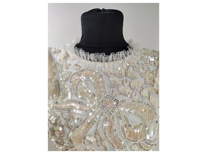 Vestido Needle & Thread Champanhe - vista 6