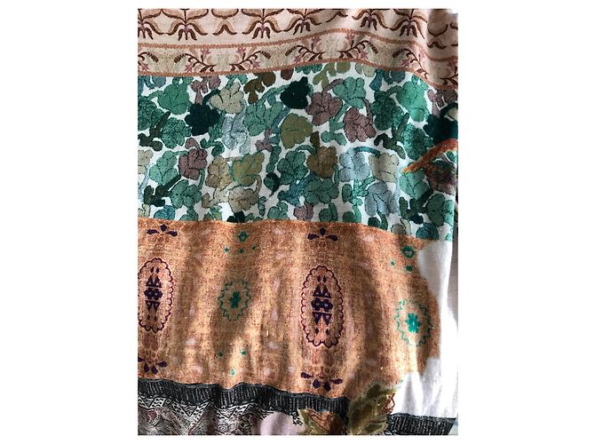 Etro Wollkleid Braun Schwarz Grün Orange Größe 44 - Ansicht 5