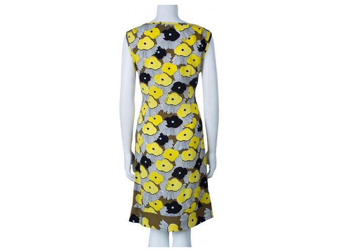 Diane Von Furstenberg Vestido de crepé de seda con estampado Lilly de DvF New Della Multicolor - vista 3