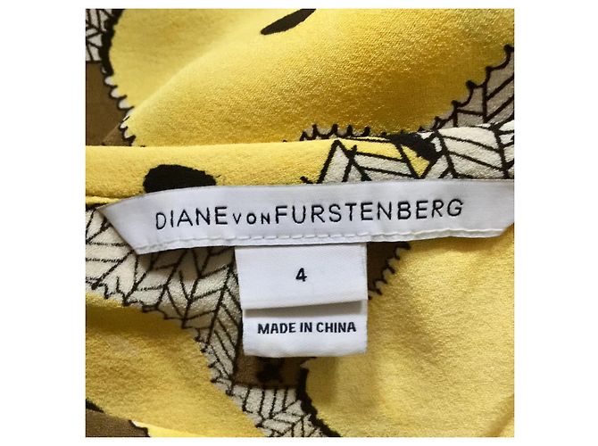 Diane Von Furstenberg Vestido de crepé de seda con estampado Lilly de DvF New Della Multicolor - vista 4