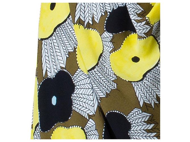 Diane Von Furstenberg Vestido de crepé de seda con estampado Lilly de DvF New Della Multicolor - vista 8