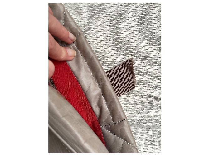 Borsa a mano Lanvin Happy in pelle taupe - vista 11