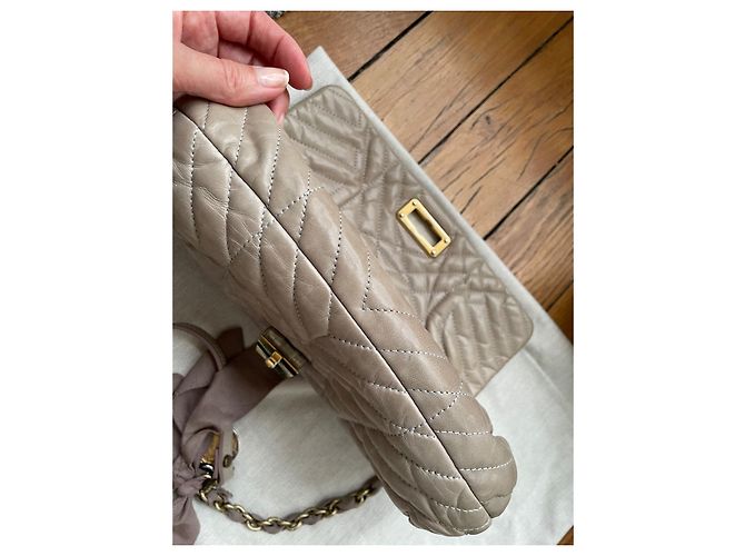 Borsa a mano Lanvin Happy in pelle taupe - vista 14
