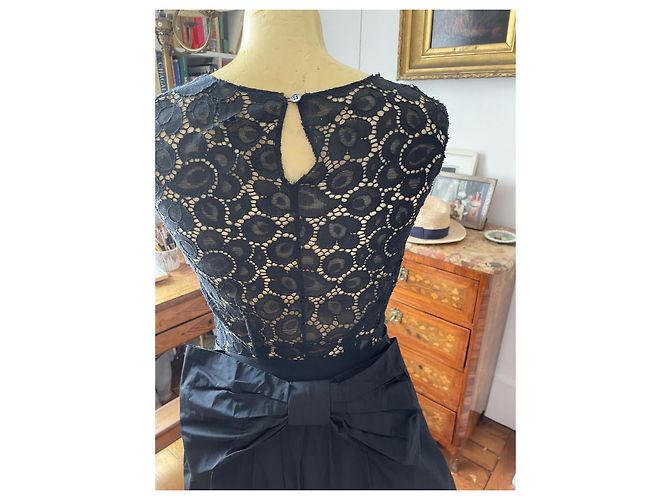 Nina Ricci Schwarzes Cocktailkleid - Ansicht 3