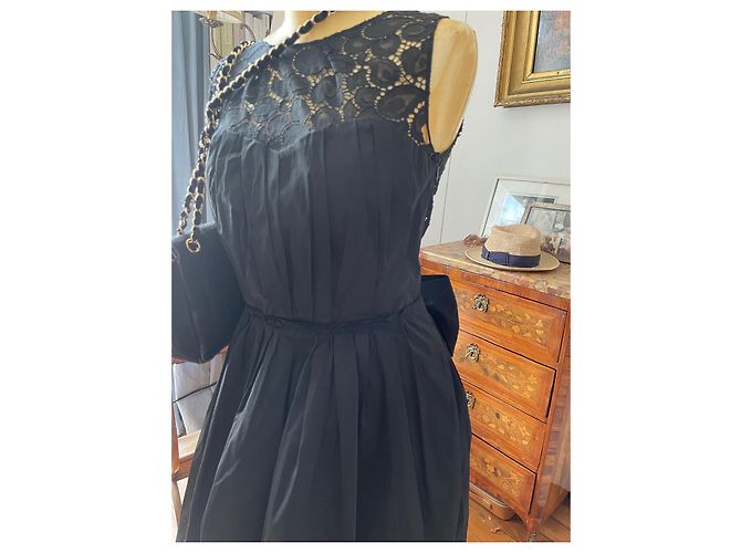 Nina Ricci Schwarzes Cocktailkleid - Ansicht 5