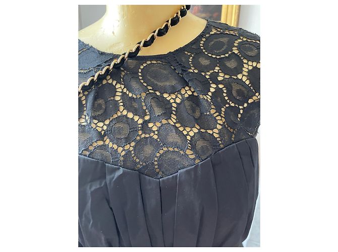 Nina Ricci Schwarzes Cocktailkleid - Ansicht 6