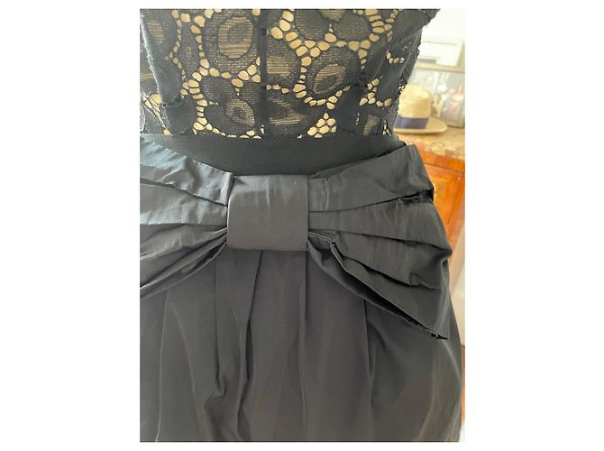 Nina Ricci Schwarzes Cocktailkleid - Ansicht 8