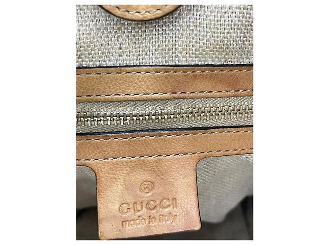 Borsa Gucci Monogramma con Nappine Marrone in Pelle - vista 2