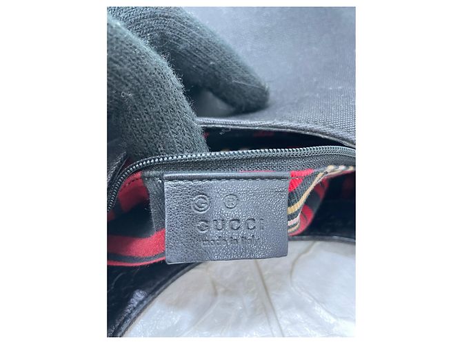 Borsa a tracolla Gucci Colbert in tela nera Nero - vista 2