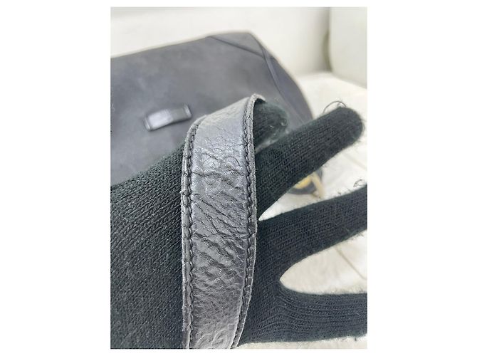 Borsa a tracolla Gucci Colbert in tela nera Nero - vista 7