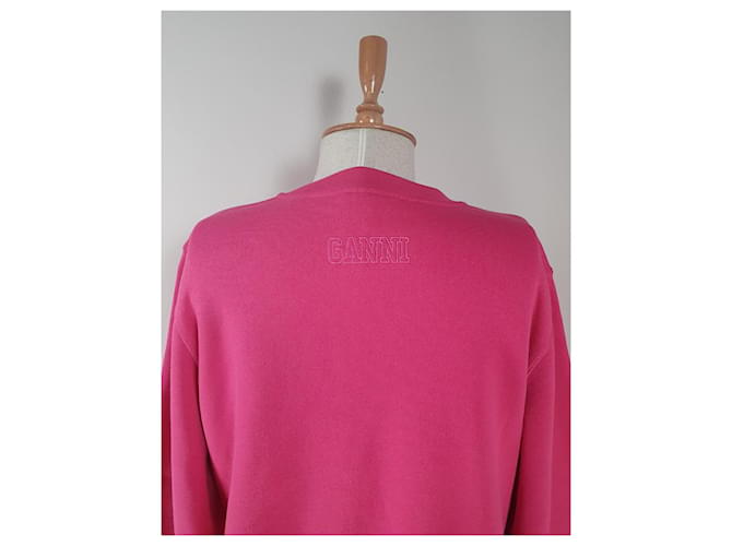 Ganni Software Sweatshirt Rosa Pink - Ansicht 5
