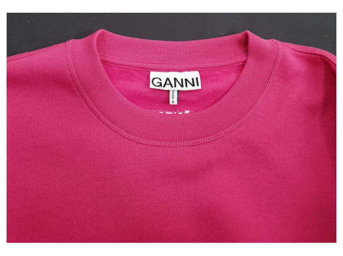 Ganni Software Sweatshirt Rosa Pink - Ansicht 6