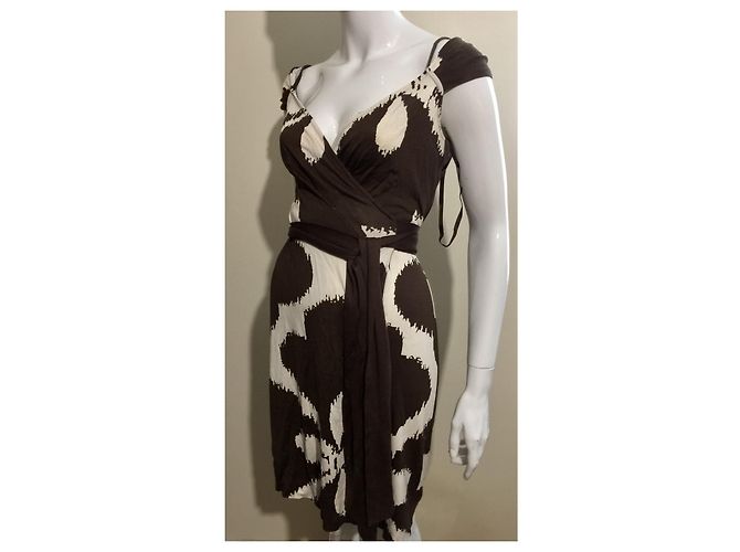 Diane Von Furstenberg DvF Vintage Wickelkleid aus Caledonia-Seide - Ansicht 4