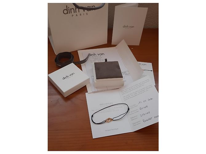 Algemas Dinh Van R pulseira com cordão8 - vista 8
