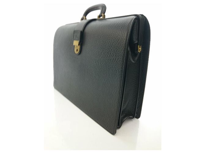 BURBERRYS Sac Dulles / Cartable / Cuir / BLK / Couleur unie - vue 2