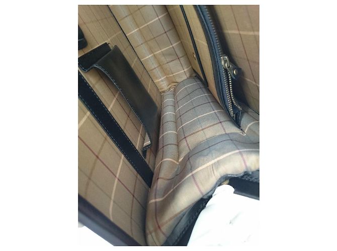 BURBERRYS Sac Dulles / Cartable / Cuir / BLK / Couleur unie - vue 7