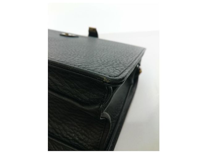 BURBERRYS Sac Dulles / Cartable / Cuir / BLK / Couleur unie - vue 8